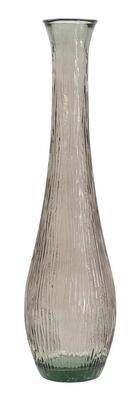 Vaso per fiori profilo elegante in vetro riciclato alto 99cm  42858