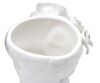 Vaso per fiori moderno donna sognatrice in porcellana bianca 14,8x13x29 41529 COLORI E LUCI - foto 4