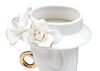 Ulteriore dettaglio di Vaso centrotavola moderno porcellana bianca donna con orecchino 15x13,3x23,5 