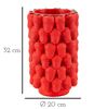 Vaso rosso arredo fragole golose 20x32  42865 - foto 7