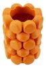 Particolare di Vaso fiori decoro vitaminiche arance 19x28  42864