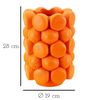 Vaso fiori decoro vitaminiche arance 19x28  42864 - foto 7