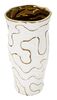Particolare di Vaso design raffinato ghirigoro moderno 16x32,5  42875