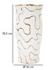 Vaso design raffinato ghirigoro moderno 16x32,5  42875 - foto 6