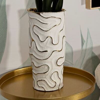 Vaso design raffinato ghirigoro moderno 16x32,5  42875