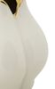 Ulteriore dettaglio di Vaso da arredo interno elegante bianco oro medio 23x27,5  42874