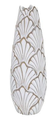Vaso per fiori in resina alto 55cm diametro 18,5 imbocco stretto mod. A  41546