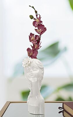 Vaso per fiori bambina porcellana 10,5x10x24,7 modello A  41534