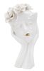 Immagine aggiuntiva di Vaso per fiori donna sognatrice bianco oro 16,5x14x27,3  41533