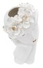 Ulteriore dettaglio di Vaso per fiori donna sognatrice bianco oro 16,5x14x27,3  41533
