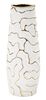 Immagine aggiuntiva di Vaso da arredo per interni ghirigoro design oro 12x29,5  42878