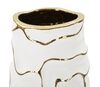 Particolare di Vaso da arredo per interni ghirigoro design oro 12x29,5  42878