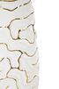 Vaso da arredo per interni ghirigoro design oro 12x29,5  42878 - foto 4