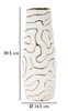 Vaso per fiori moderno soggiorno decoro ghirigoro 14,5x39,5  42877 - foto 6