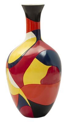 Vaso colorato per fiori mood puzzle interni moderni 29x59  42919