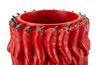 Ulteriore dettaglio di Vaso rosso piccante motivo peperoncini 20x34  42867