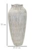 Vaso per fiori design moderno rigato alto 23x50  42883 - foto 5
