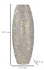 Vaso per fiori design moderno rigato alto 23x50  42883 - foto 6