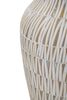 Particolare di Vaso per fiori rorondo alto 44cm design moderno rigato  42884