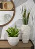 Vaso per fiori rorondo alto 44cm design moderno rigato  42884 - foto 4