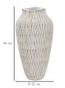 Vaso per fiori rorondo alto 44cm design moderno rigato  42884 - foto 5