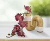 Vaso piccolo decorativo per fiori design tubo curvato 10,5x12,7 Set 2  42888