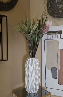 Vaso medio arredamento linea foglie 18,5x46  42863