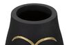 Immagine aggiuntiva di Vaso tribale nero con dettagli oro 24x22x31  41536