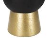 Ulteriore dettaglio di Vaso tribale nero con dettagli oro diametro 21x45  41539