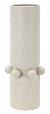 Vaso in ceramica tubolare con bolle medio 15,5x41  42891