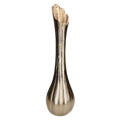Decorazione vaso in metallo alto 62cm diametro 16,5cm  39014