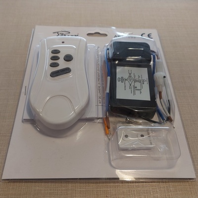 Telecomando kit ventilatore a soffitto 3 velocit&agrave; - on-off memoria luce 7099 PERENZ