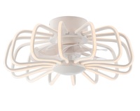 Ventilatore con pale design moderno 7 pale trasparenti fasce led 41943 LUCI MODERNE