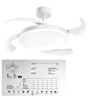 Particolare di Ventilatore con 4 pale a scomparsa in acrilico  43233