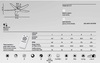 Ulteriore dettaglio di Ventilatore soffitto senza luce 5 pale bianco opaco grande 142cn  43252