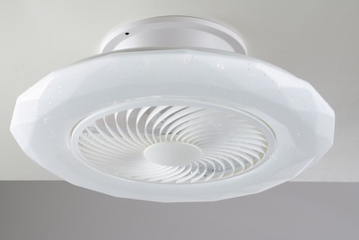Ventilatore da soffitto a scomparsa con luce led cielo stellato Alexa e Google Home 41948 FAN EUROPE