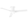 Immagine aggiuntiva di Ventilatore a soffitto moderno con luce led e 3 pale bianche o legno chiaro  