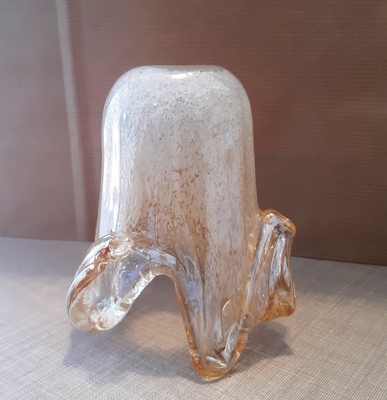 Vetro ricambio per lampadari E14 ambra sfumato con risvolto 39345 RICAMBI