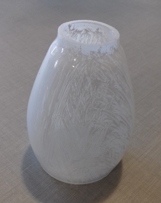 Vetro di ricambio per lampade pennellato bianco 34775 RICAMBI