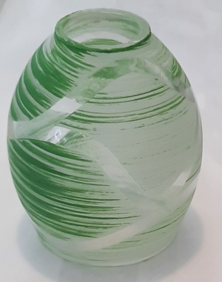Vetro Camilla colore verde decoro trasparente 39402 RICAMBI