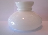 Vetro ricambio chinche bianco lucido base 17,5cm 32958 V.915-180 RICAMBI