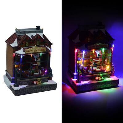 Negozio di Babbo Natale con luci, musica e movimenta 37972 NATALE LUCI E COLORI